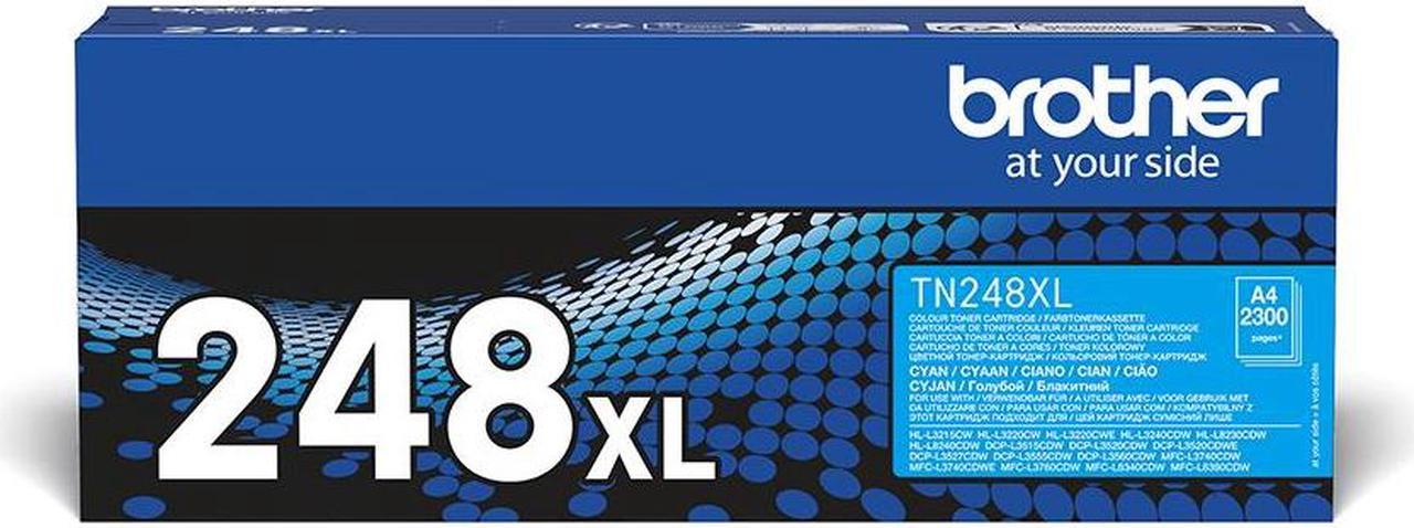 TN248XLC CYAN TONER CARTRIDGE.