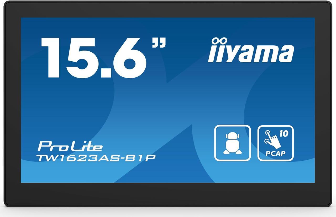 iiyama ProLite TW1623AS-B1P - Android PC - touch panel PC 1 RK3568 up to - RAM 4 GB - SSD - eMMC 32 GB - Cortex-A55 - Bl