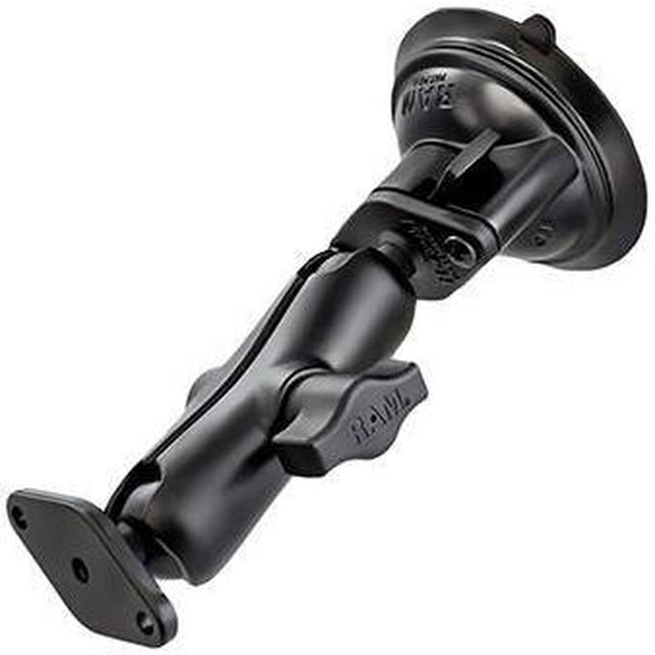 RAM Twist-Lock Suction Cup Double Ball Mount