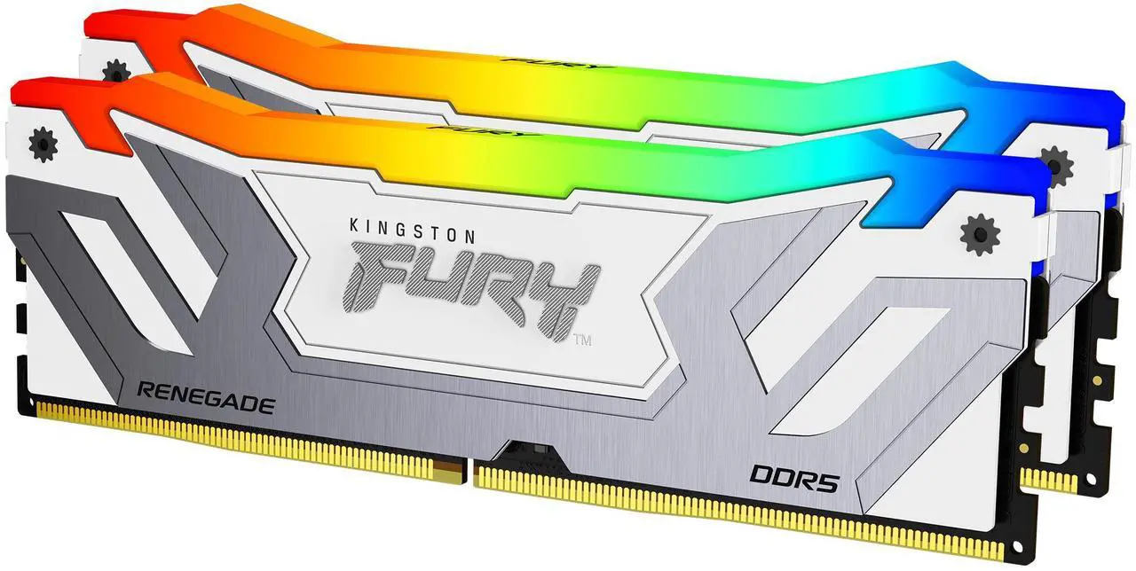 Alt view image 4 of 10 - Kingston Fury Renegade 48GB (2 x 24GB) 288-Pin PC RAM DDR5 8400 (PC5 67200) Desktop Memory Model KF584CU40RWAK2-48