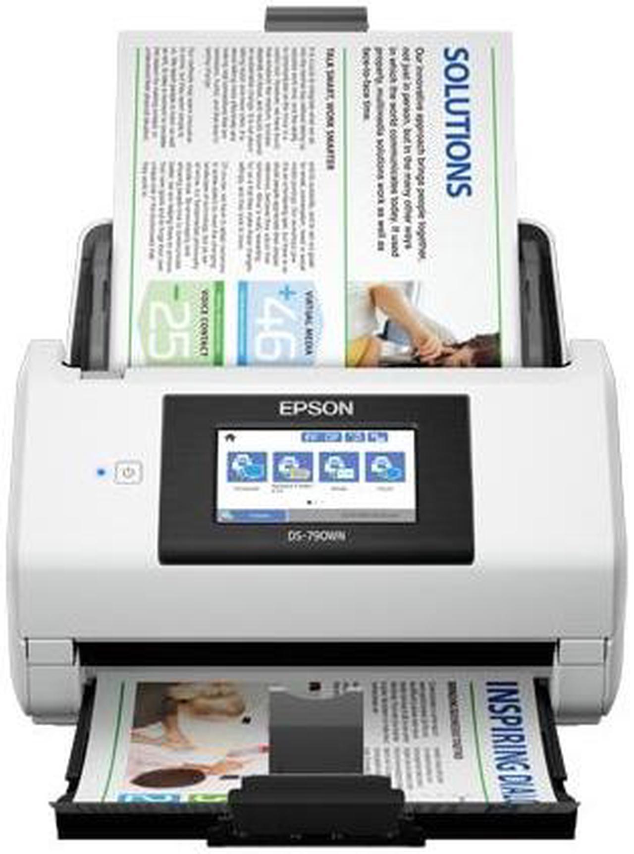 Epson WorkForce DS-790WN - Document scanner - Duplex - A4/Legal - 600 dpi x 600 dpi - up to 45 ppm (mono) / up to 45 ppm