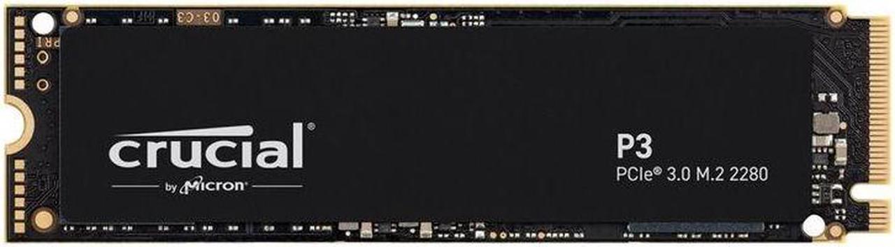 Crucial P3 - SSD - 4 TB - PCIe 3.0 (NVMe)