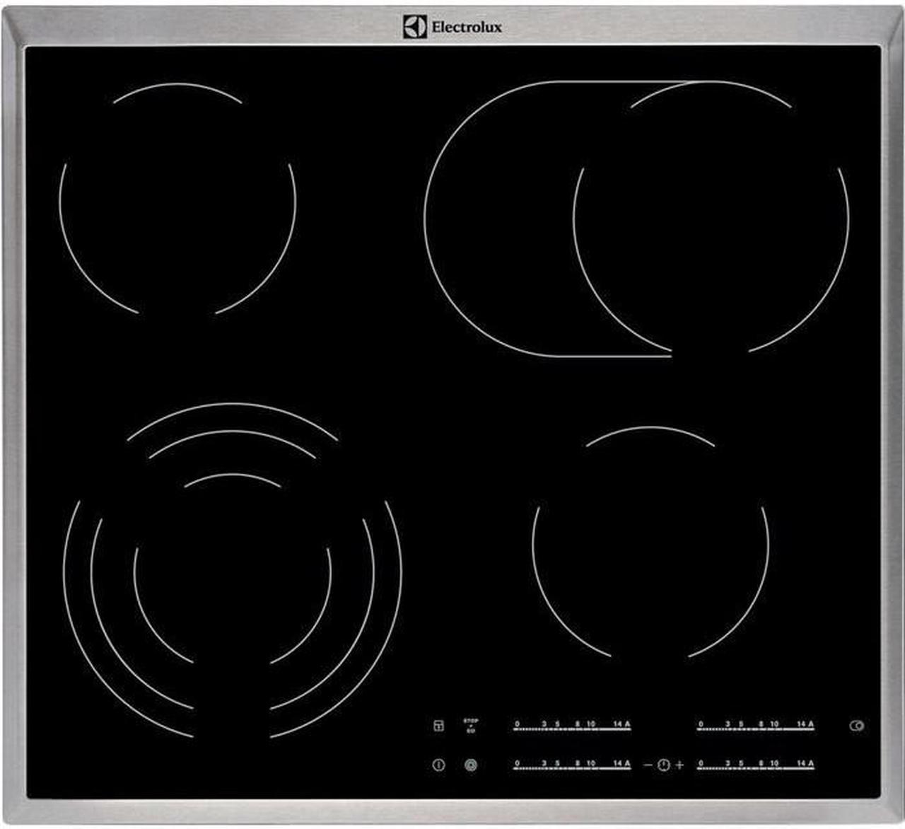 Electrolux EHF46547XK Black Built-in Ceramic 4 zone(s)