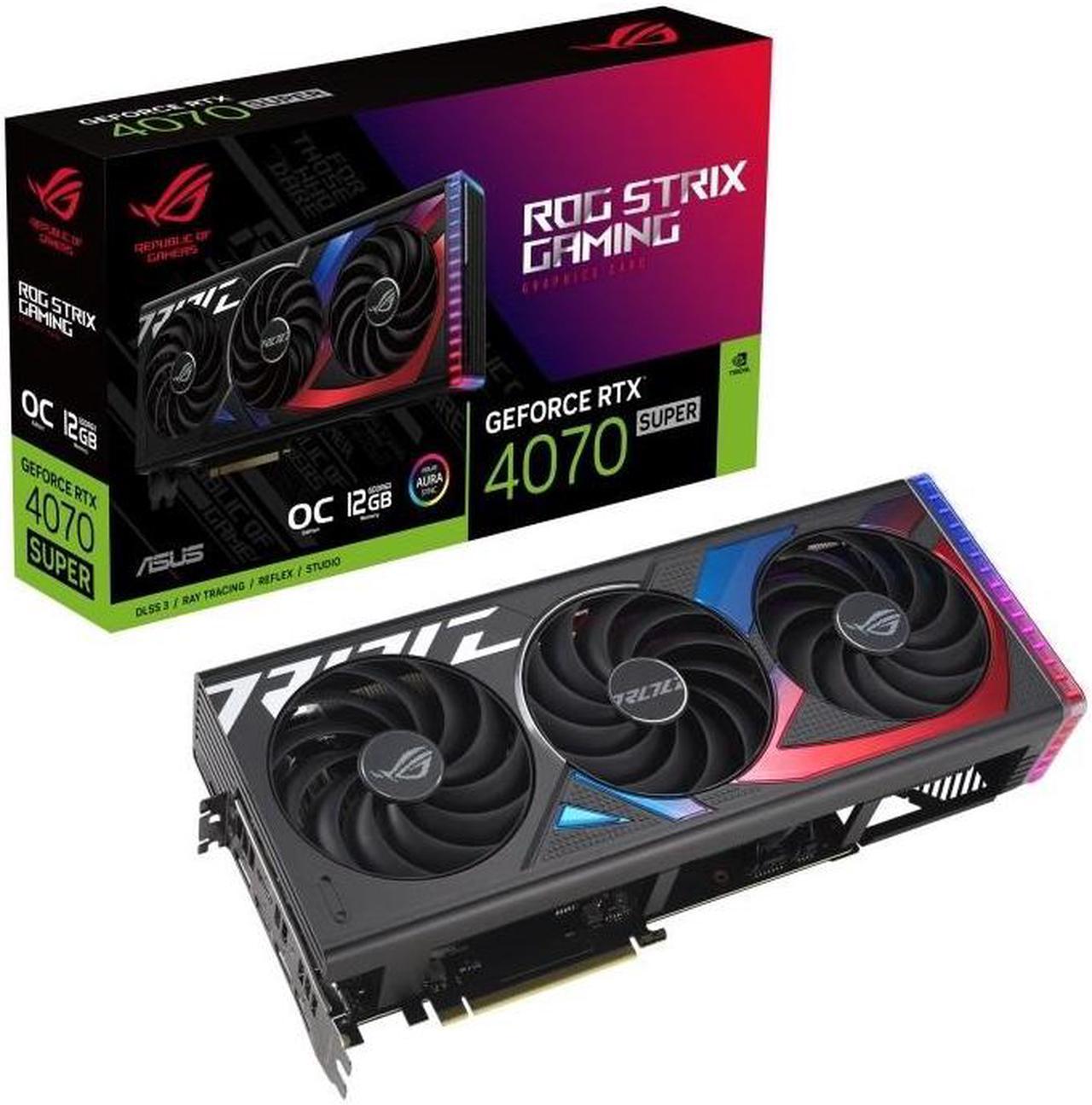 ASUS ROG Strix GeForce RTX 4070 SUPER OC 12GB GAMING graphics card