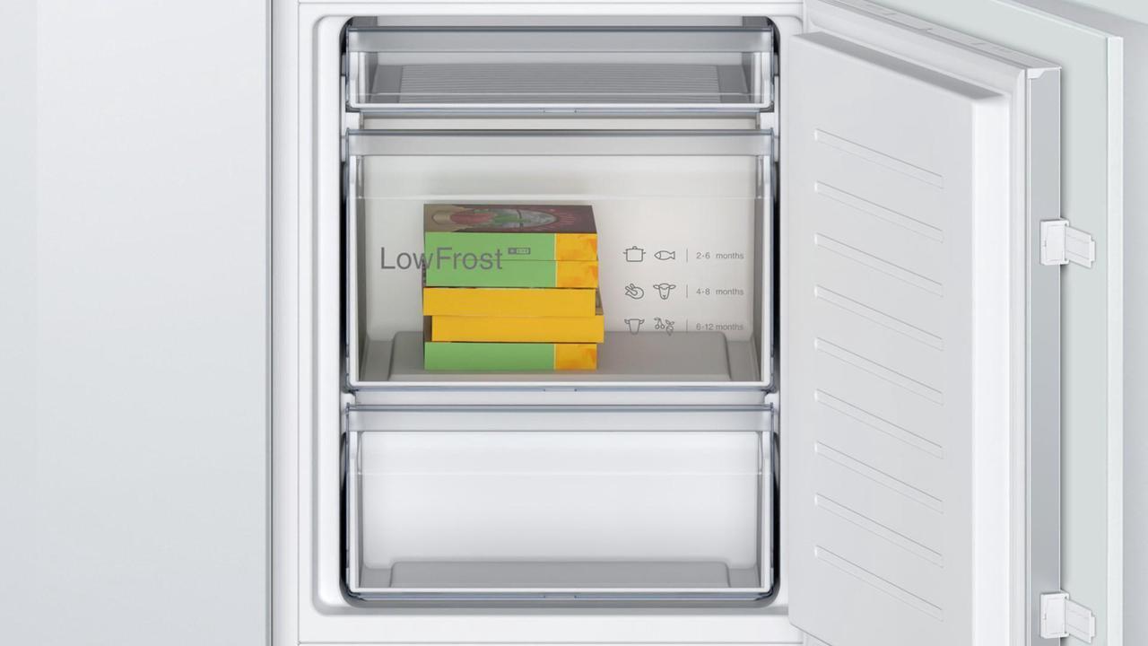 Main image of Bosch Serie 2 KIV86NSE0 fridge-freezer Built-in 267 L E White
