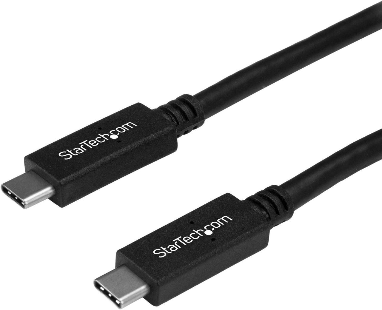 StarTech.com USB315C5C6 USB C to USB C Cable - 6 ft / 1.8m - 5A PD - USB-IF Certified - M/M - USB 3.0 5Gbps - USB C Charging Cable - USB Type C Cable