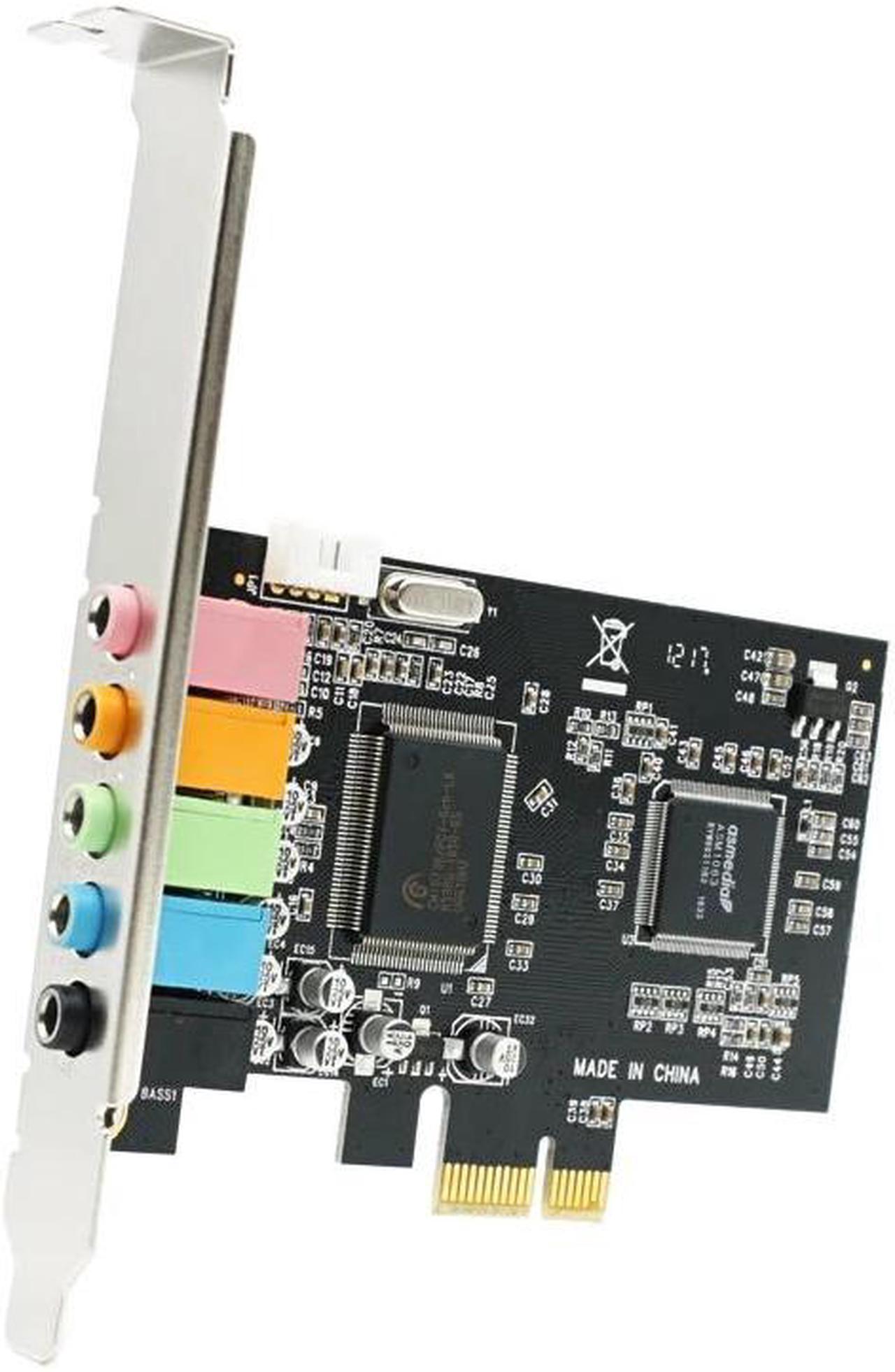 Alt view image 4 of 6 - PCI-E x1 CMI8738 Chipset Audio Digital Sound Card Solid capacitors PCIe sound card 5.1