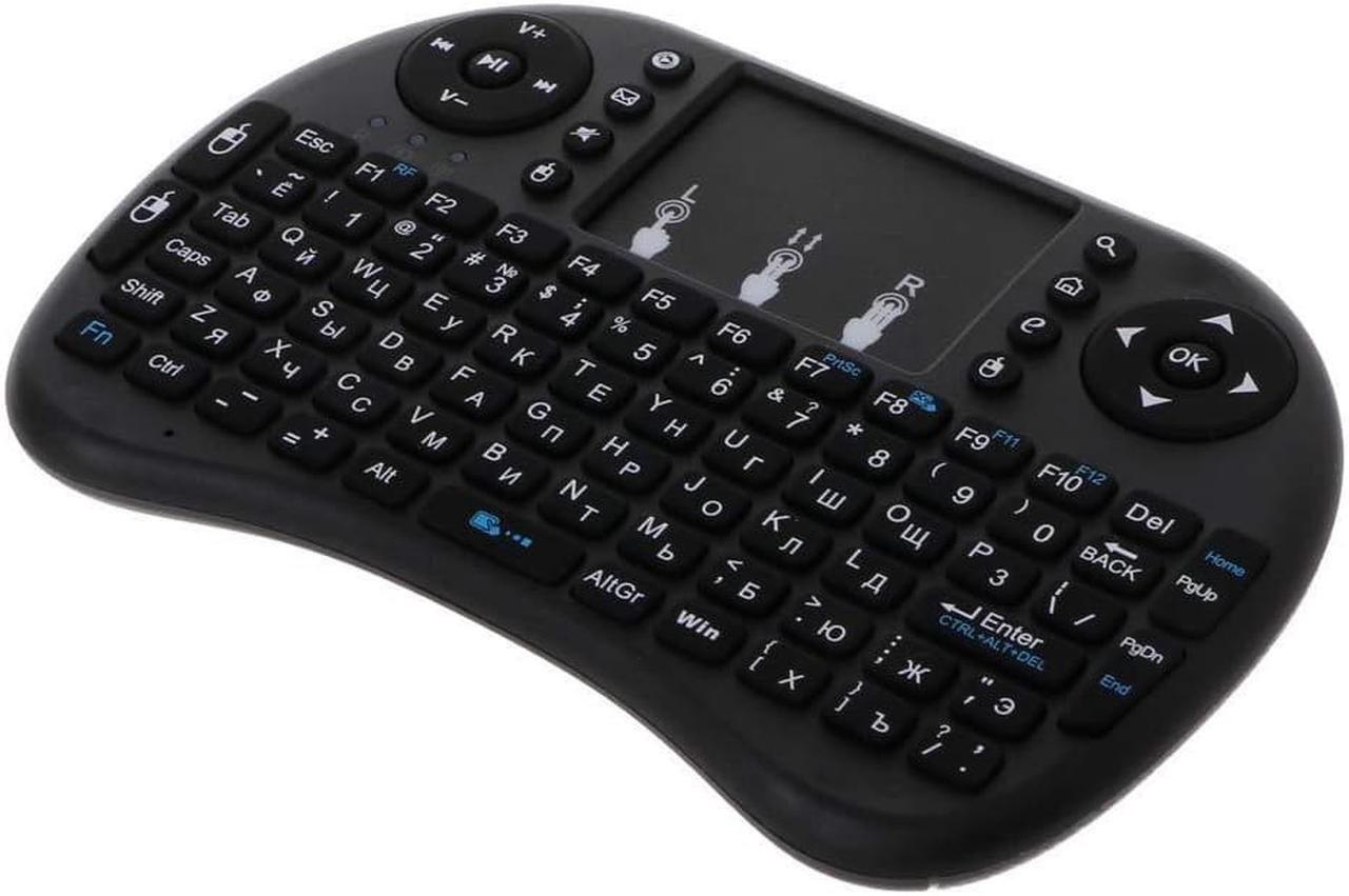 Alt view image 4 of 6 - Mini i8 Wireless Keyboard 2.4 GHz Russian or English Letters Multi-Media Air Mouse Remote Control Touchpad For Android TV Box