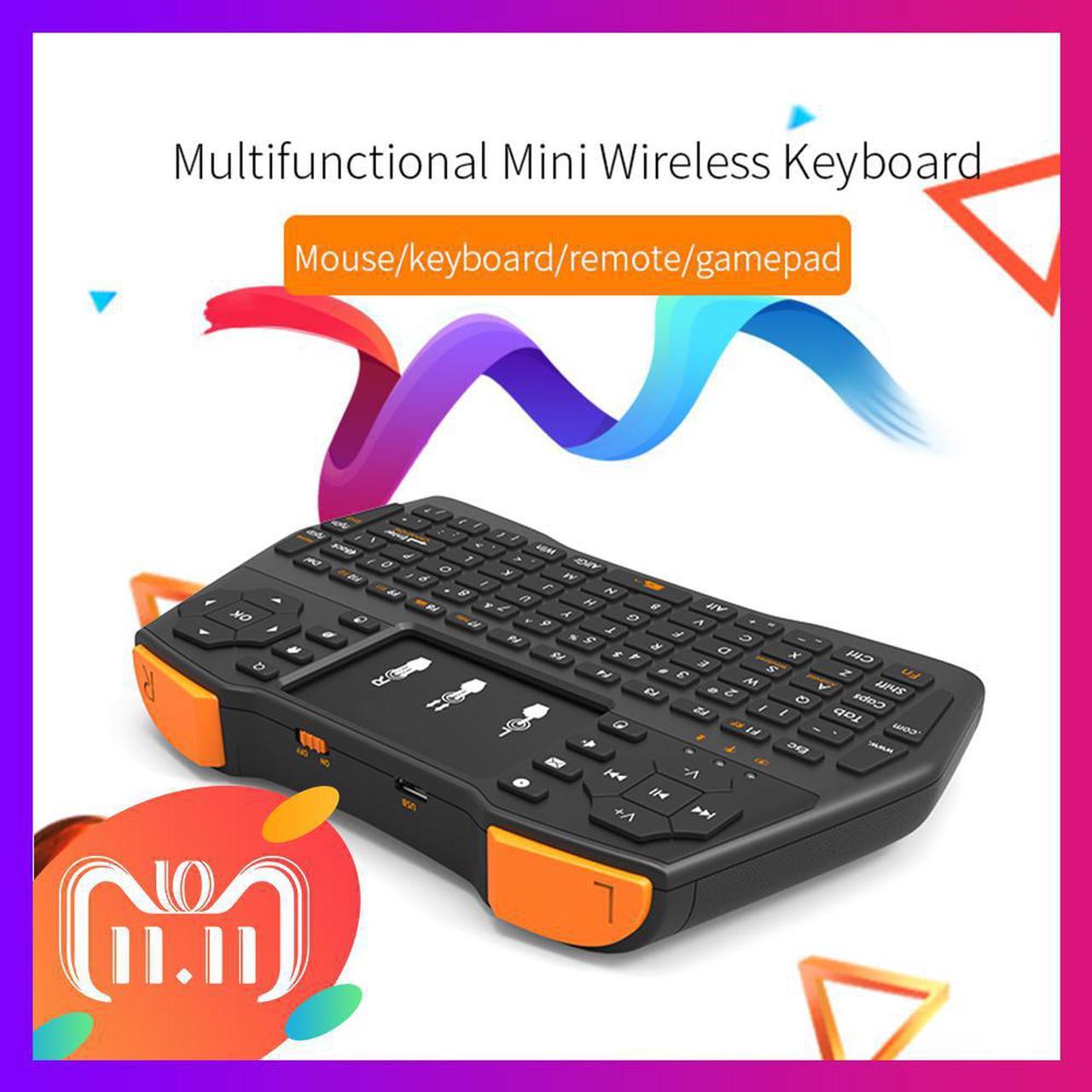 SIKAI Portable Mini Wireless Keyboard 2.4G Touchpad Fly Mouse Multimedia Handheld Air Mouse Remote Controller for TV Projector