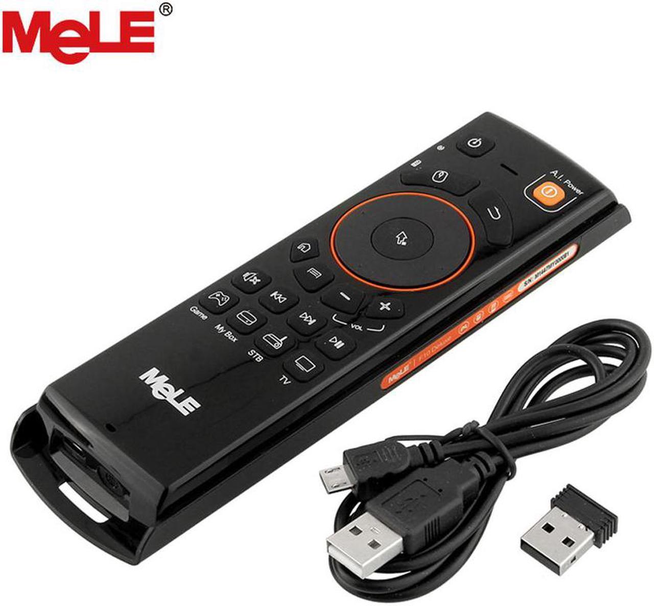 Mele F10 Deluxe Fly Air Mouse 2.4GHz Wireless Keyboard Remote Control with IR Learning Function For Smart Android Tv Box Mini Pc