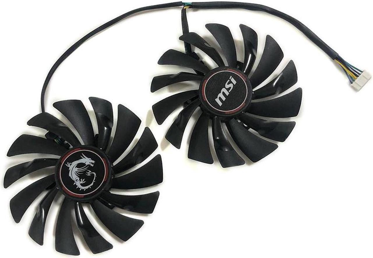 Main image of PLD10010B12HH PLD10010S12HH GPU Fan For MSI RX480/580/470/570 GTX950/960/970/980/1060/1070/1080/1080Ti R9 290X/280X/270X Cooling