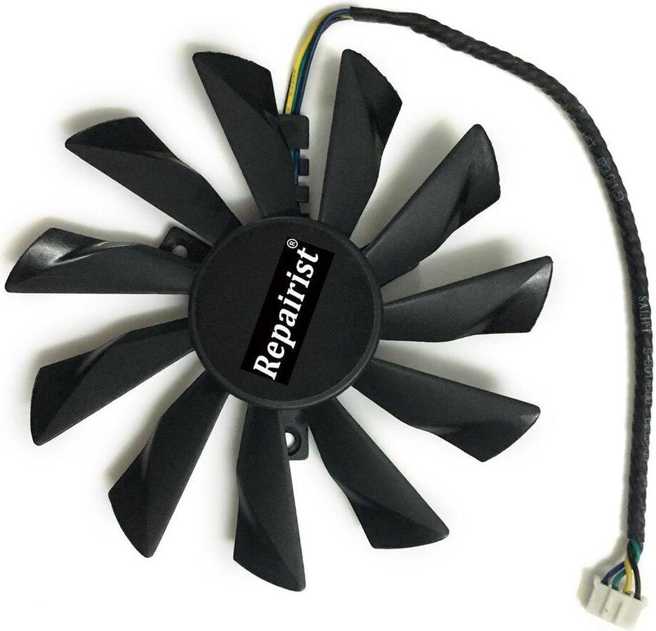Alt view image 3 of 6 - PLD10010B12HH PLD10010S12HH GPU Fan For MSI RX480/580/470/570 GTX950/960/970/980/1060/1070/1080/1080Ti R9 290X/280X/270X Cooling