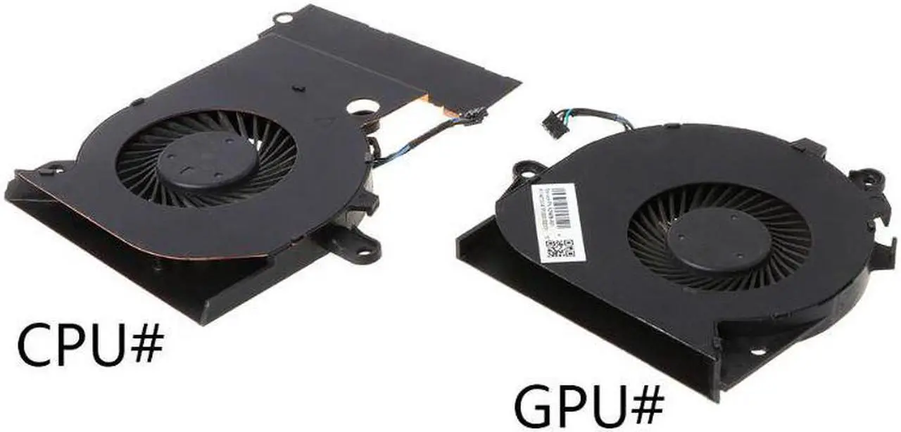 Main image of Black Metal Replaced Laptop GPU CPU Cooling Fan for HP OMEN 15-CE 17-AN Cooler Fan
