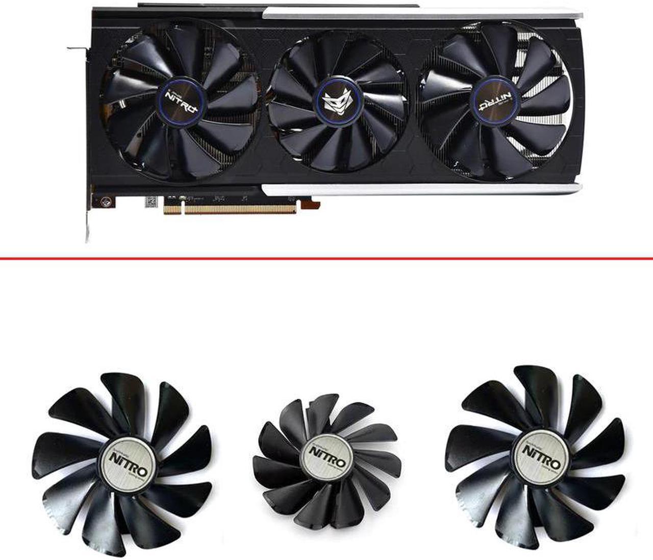 NEW 6Pin For Sapphire RX 5700 XT Cards Cooling Fan RX 5700XT 8GB NITRO+ FDC10H12D9-C FD10015M12D GPU Cooler Fans