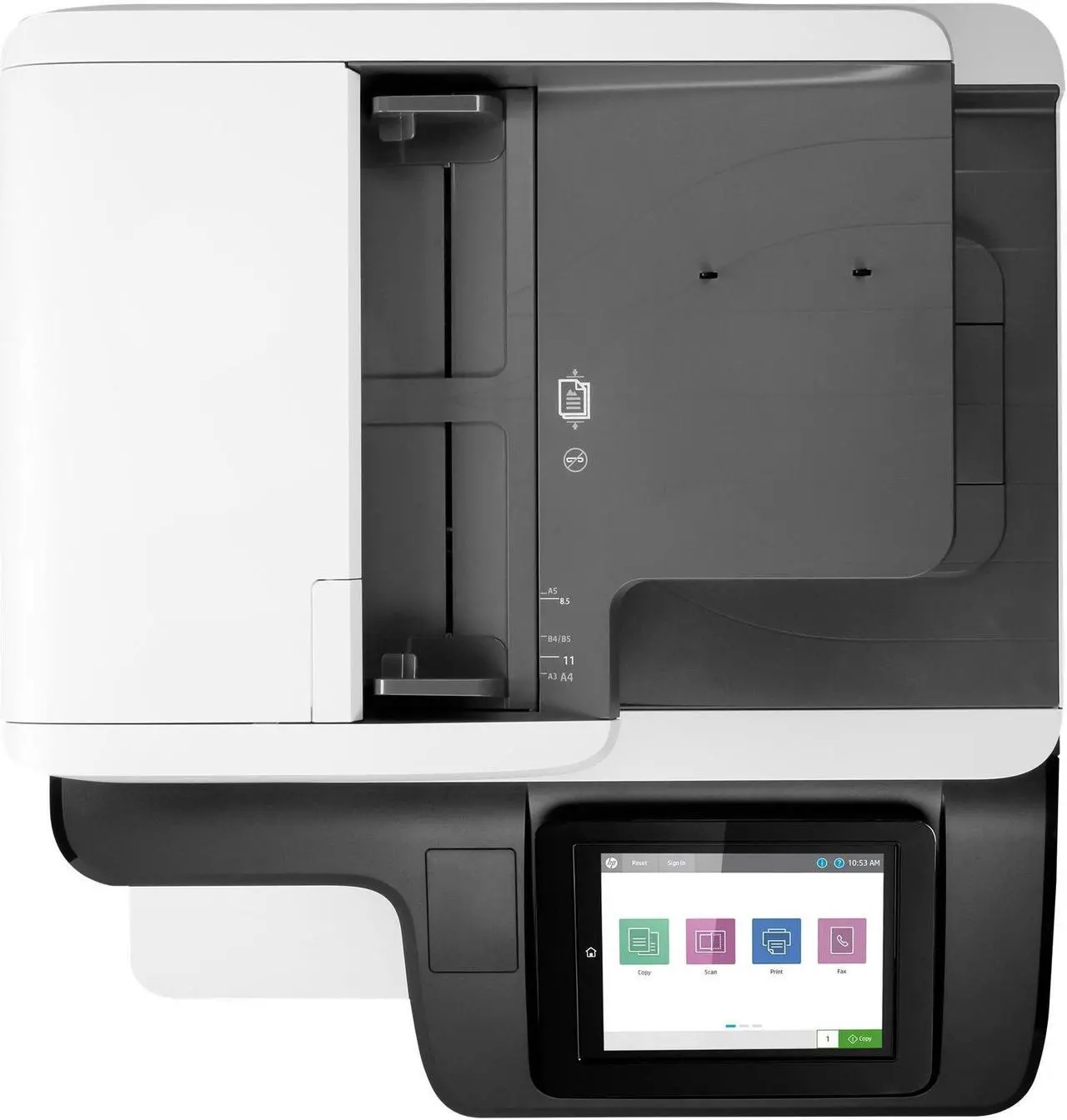 Alt view image 9 of 9 - HP Color LaserJet Enterprise Flow MFP M776z Laser Printer, Color Mobile Print,