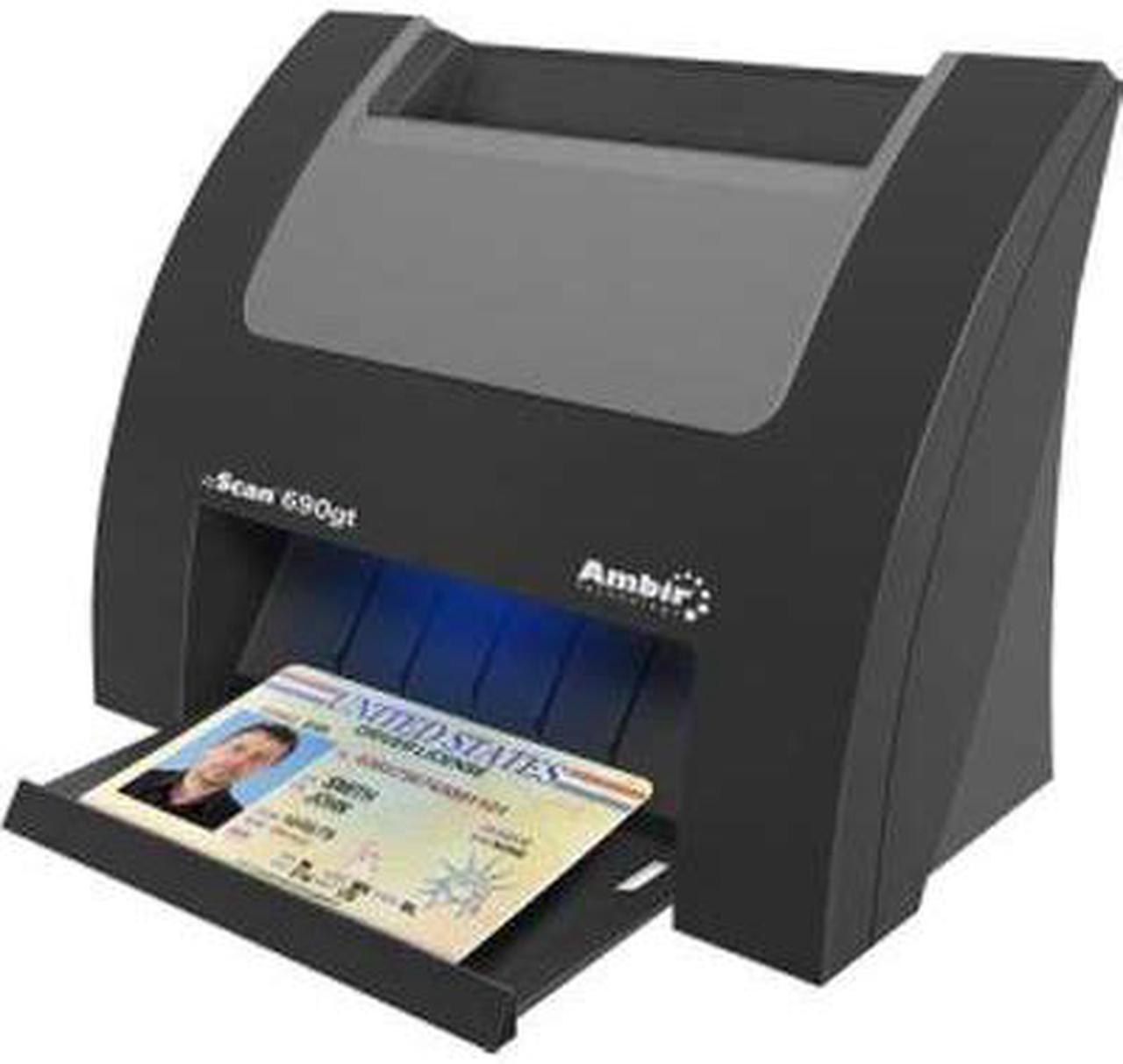 Alt view image 8 of 16 - Ambir nScan 690gt DS690GT-AS Card Optical Resolution - up to 600dpi Duplex ID Card Scanner with AmbirScan