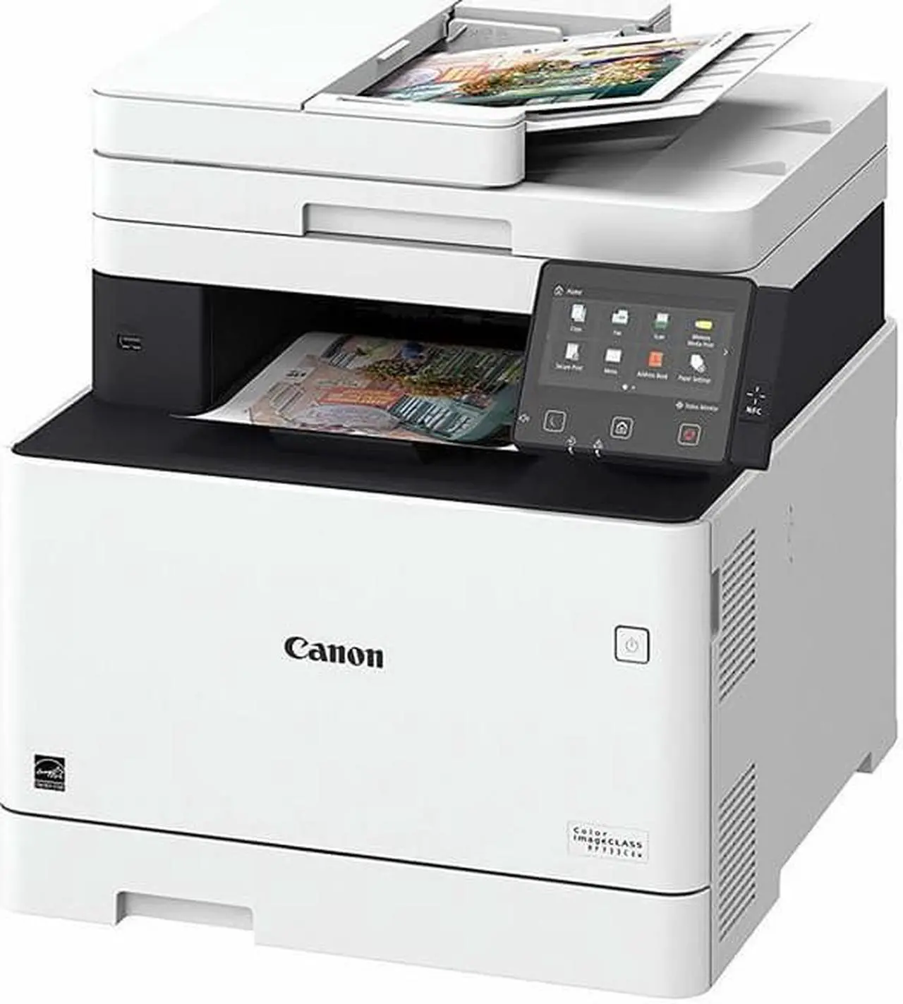 Alt view image 8 of 8 - Canon imageCLASS MF733Cdw (1474C009) Duplex Up to 1200 x 1200 DPI USB/Wireless Color Laser All-In-One Printer