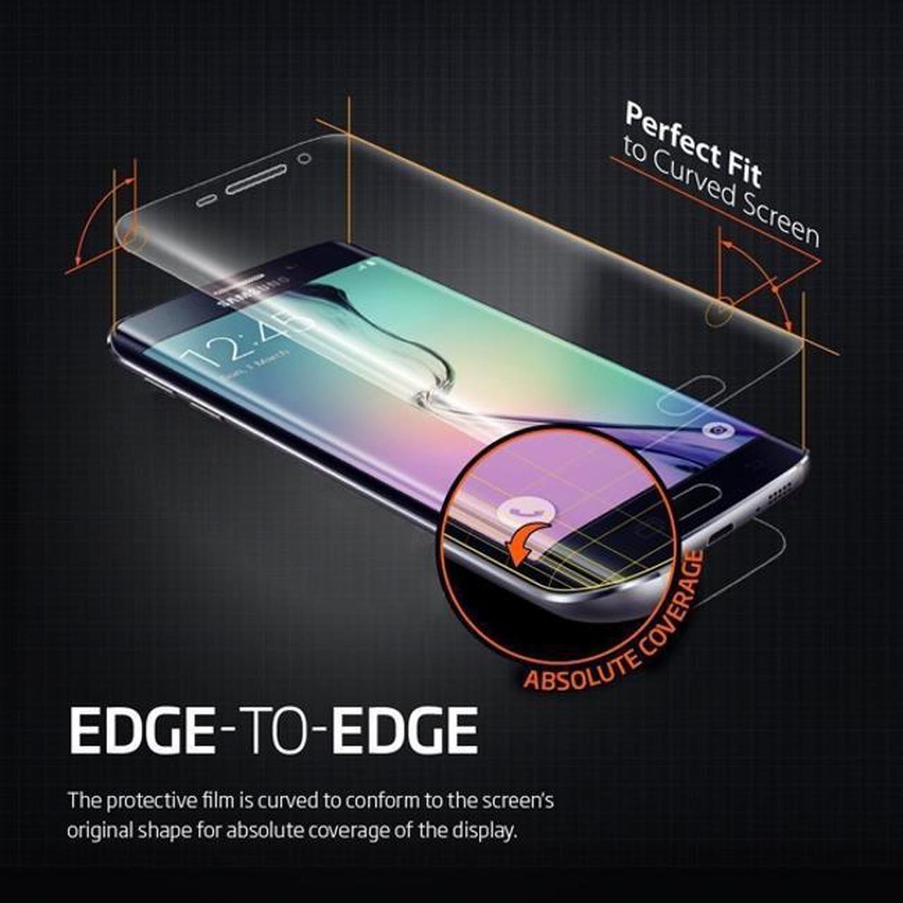 Alt view image 3 of 6 - Samsung Galaxy S7 Edge Full Cover Anti-Glare Screen Protector Anti-FingerPrint Matte LCD Film Curved