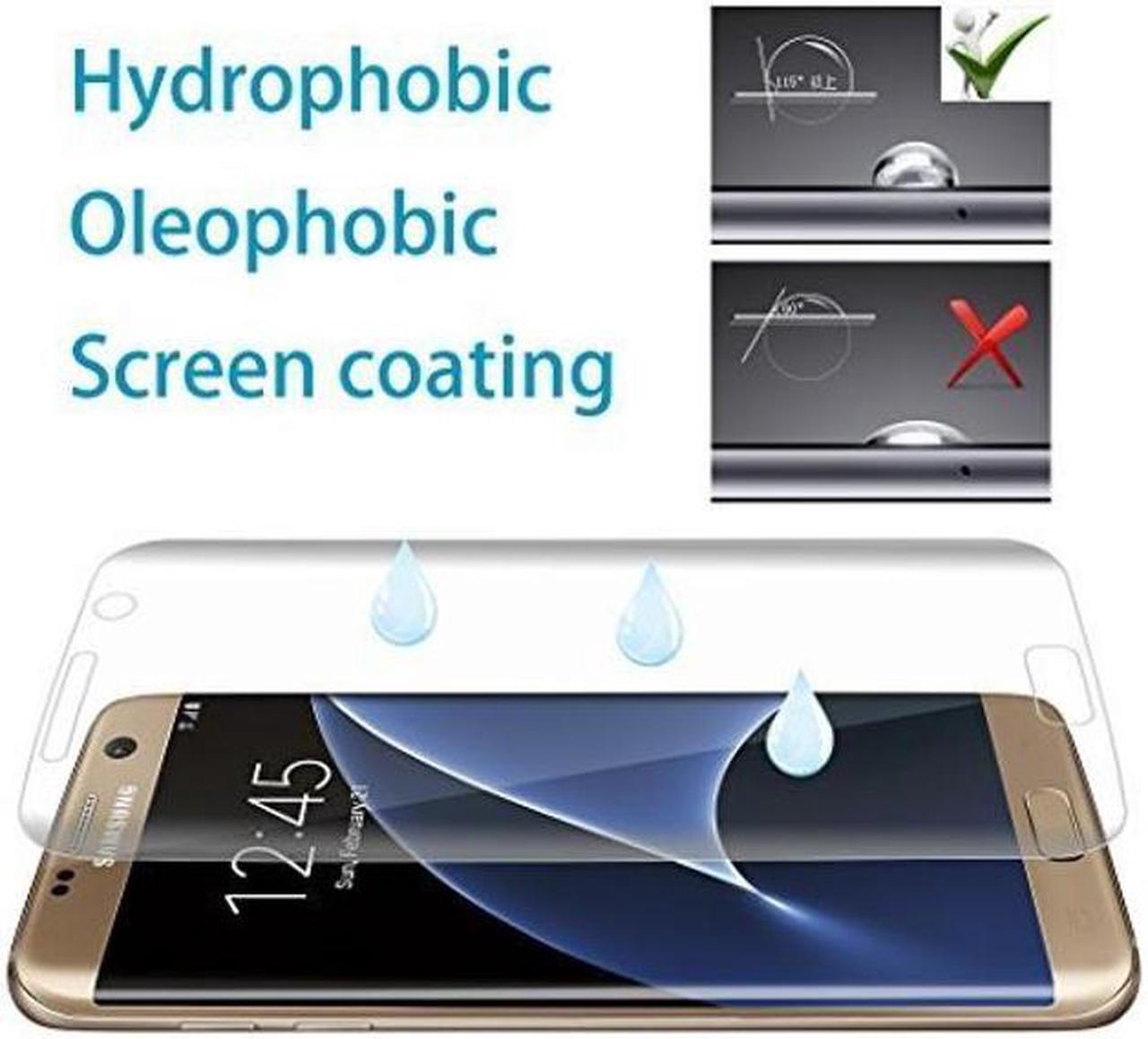 Alt view image 4 of 6 - Samsung Galaxy S7 Edge Full Cover Anti-Glare Screen Protector Anti-FingerPrint Matte LCD Film Curved
