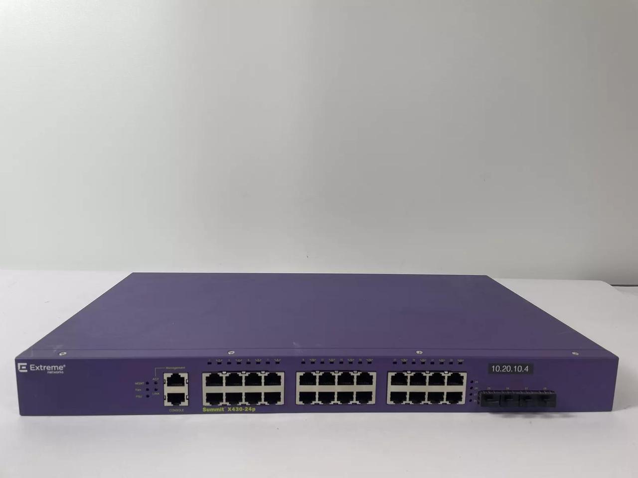 Alt view image 7 of 8 - EXTREME NETWORKS X440-24P X440-24P W/ Mounts and Power