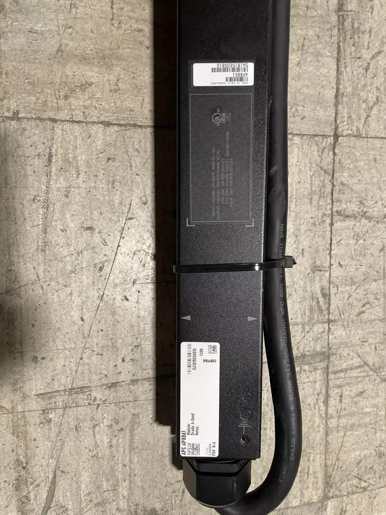 Main image of APC AP8861 Metered Rack PDU 5.7kW, 208V - 36 C13, 6 C19, & 2 120V 5-20R