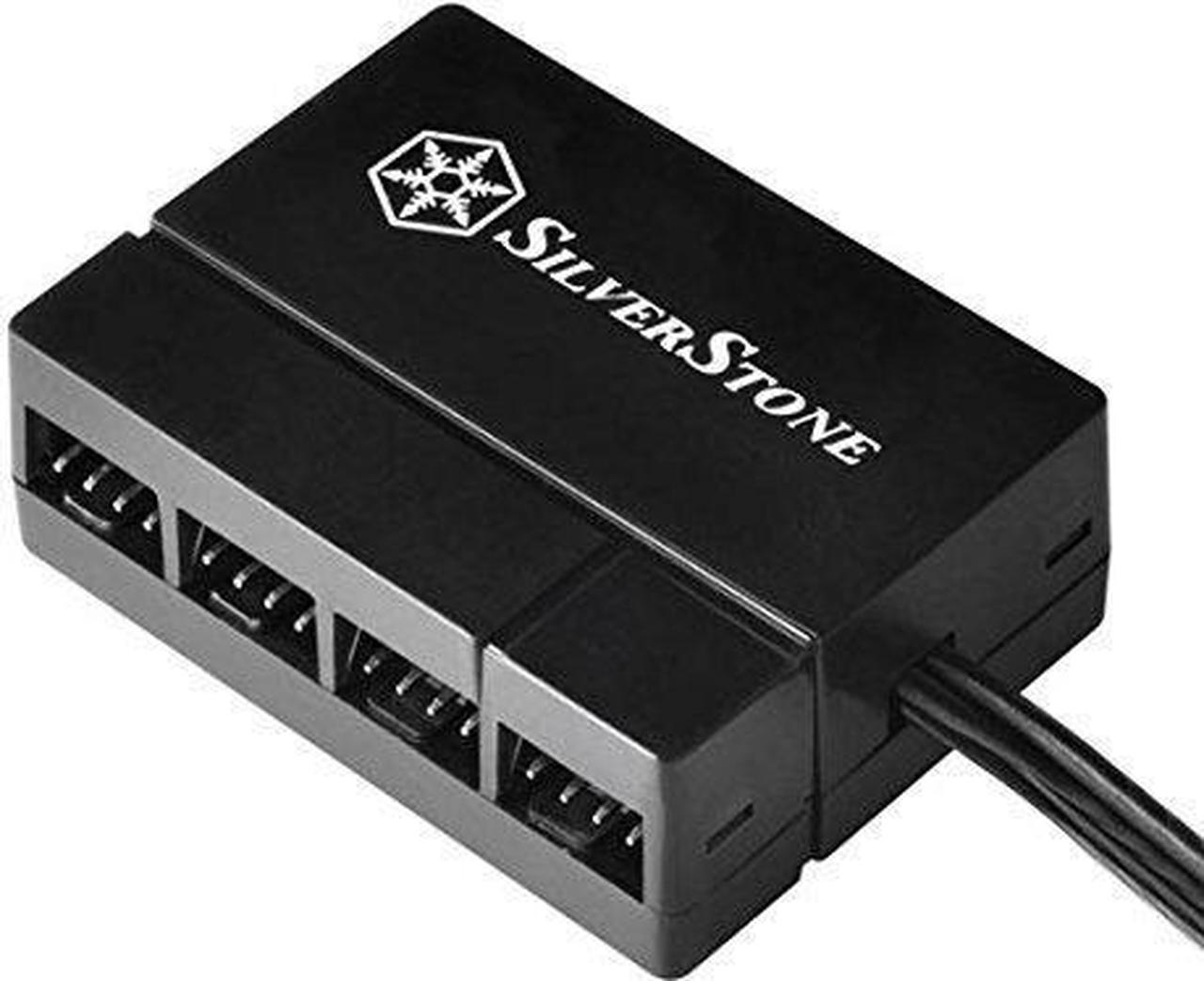 SilverStone Technology All Black 1-to-8 PWM Fan Hub (CPF04)