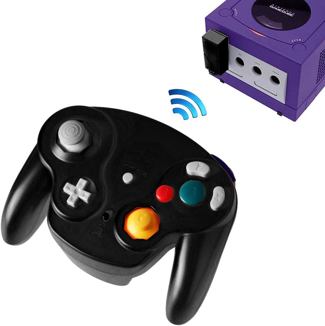 2.4G Wireless Controller JoyPad Gamepad for Gamecube NGC Black