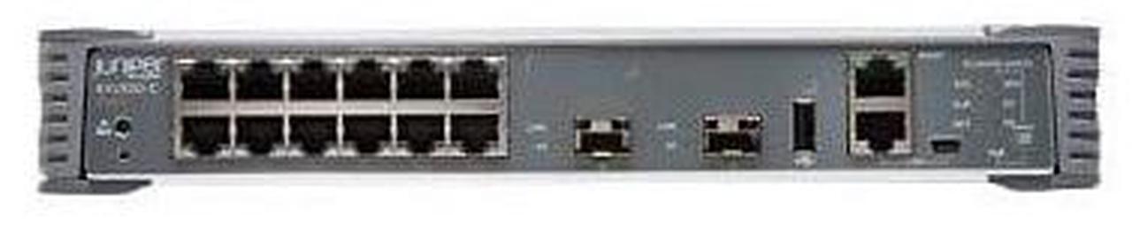 Alt view image 3 of 6 - Juniper EX2300-C Compact Ethernet Switch - 12 Ports - Manageable - Gigabit Ethernet, 10 Gigabit Ethernet - 10/100/1000Base-T, 10GBase-X - 3 Layer Supported - Modular   EX2300-C-12P-TAA
