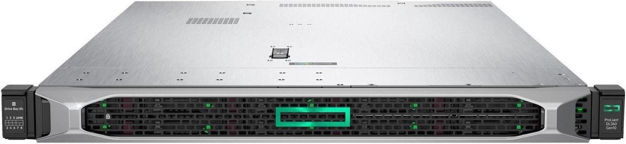 Alt view image 4 of 4 - HPE Proliant DL360 Gen10 Rack Server with One Intel Xeon 5220r Processor, 32 GB Memory, 10Gb 2-port FLR-t BCM57416 Adapter, 8 Small Form Factor Drive Bays and One 800w Power Supply