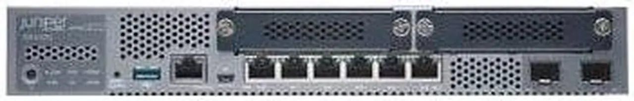 Alt view image 7 of 7 - Juniper Networks - SRX320 - Juniper SRX320 Router - 6 Ports - PoE Ports - Management Port - 4 Slots - Gigabit Ethernet -