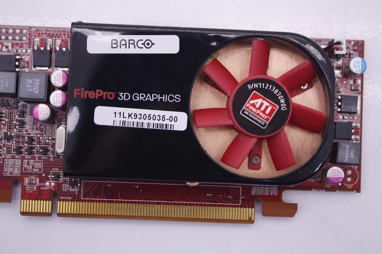 71213830W0G Barco MXRT 2400 FirePro V3800 Medical Graphic Card 512MB DDR3 PCI Express 2.0x16