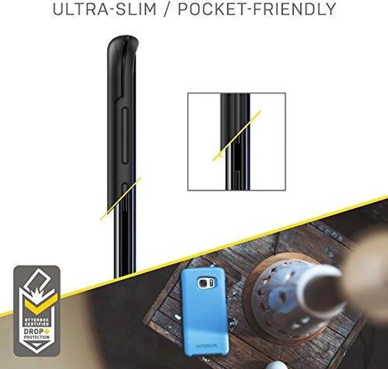 Alt view image 7 of 10 - OtterBox SYMMETRY SERIES for Samsung Galaxy S8+ ONLY - Retail Packaging - PRICKLY PEAR (ROSMARINE/MOUNTAIN RANGE GREEN)