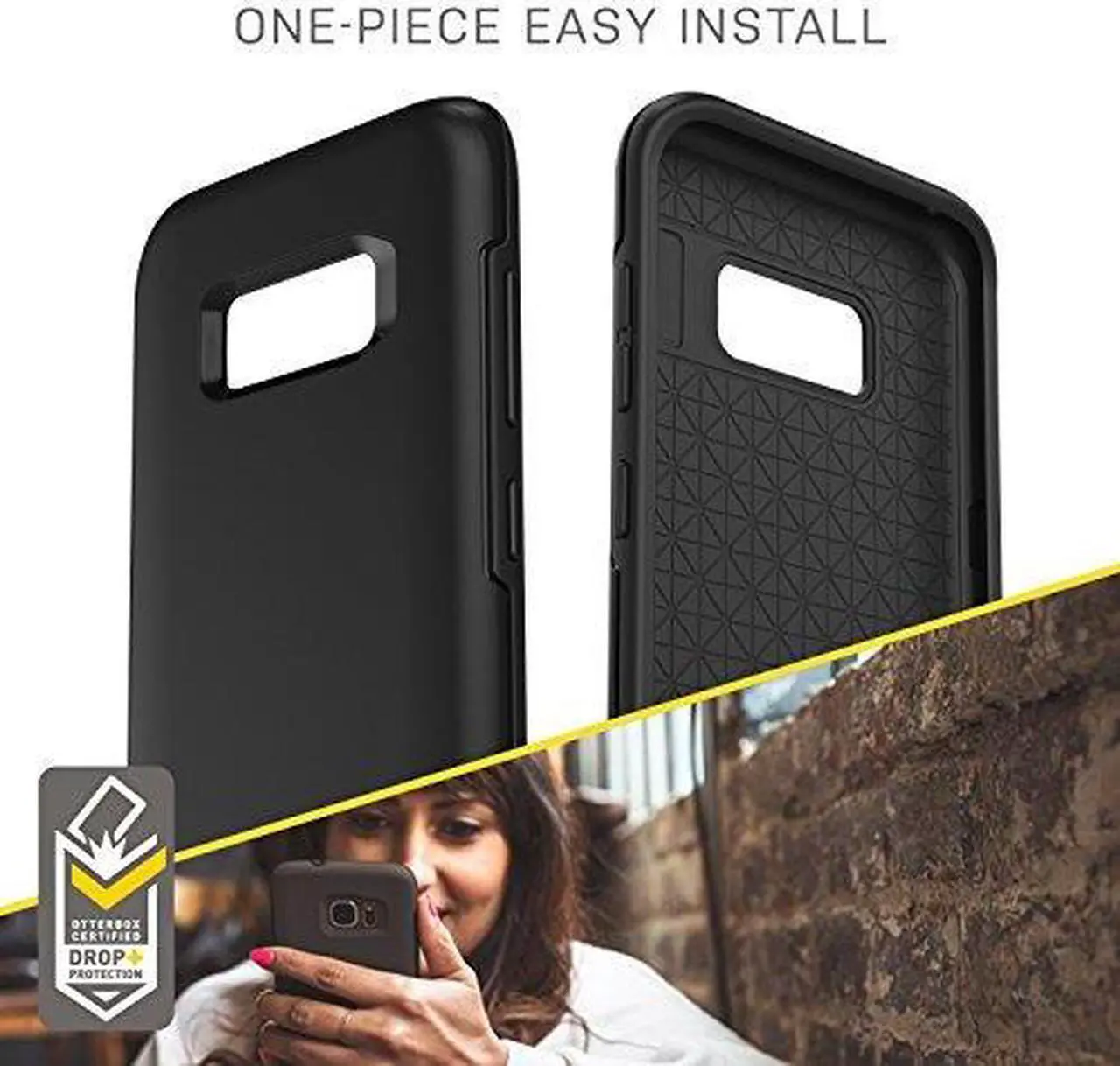 Alt view image 6 of 10 - OtterBox SYMMETRY SERIES for Samsung Galaxy S8+ ONLY - Retail Packaging - PRICKLY PEAR (ROSMARINE/MOUNTAIN RANGE GREEN)