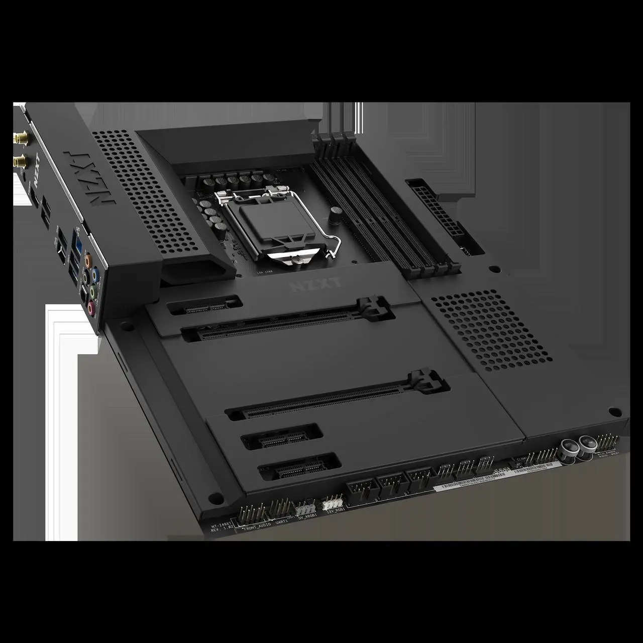 Alt view image 5 of 6 - NZXT N7 Z490 Matte Black NZT-N7-Z49XT-B1 LGA 1200 Intel Z490 SATA 6Gb/s ATX Intel Motherboard
