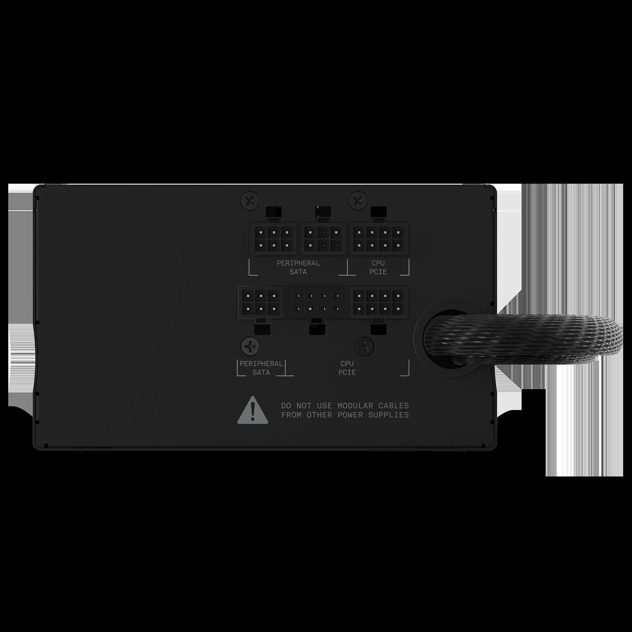 Alt view image 6 of 10 - NZXT C650 650 W ATX12V v2.4 / EPS12V v2.92 80 PLUS BRONZE Certified Semi-Modular Active PFC Power Supply
