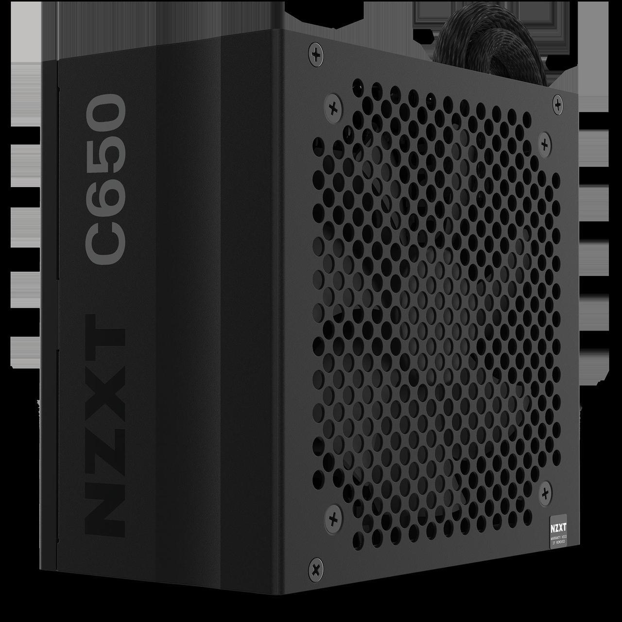 Main image of NZXT C650 650 W ATX12V v2.4 / EPS12V v2.92 80 PLUS BRONZE Certified Semi-Modular Active PFC Power Supply