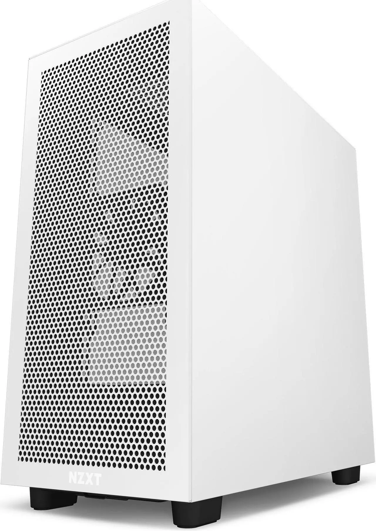 Alt view image 6 of 12 - NZXT H7 Flow White & Black - Mid-Tower Airflow PC Gaming Case - Tempered Glass - Enhanced Cable Management
