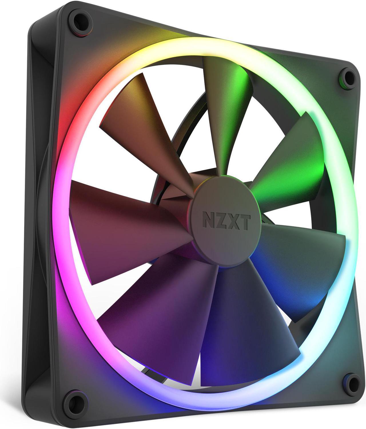 NZXT Aer F140 RGB Black - High Performance Airflow Fans - Single