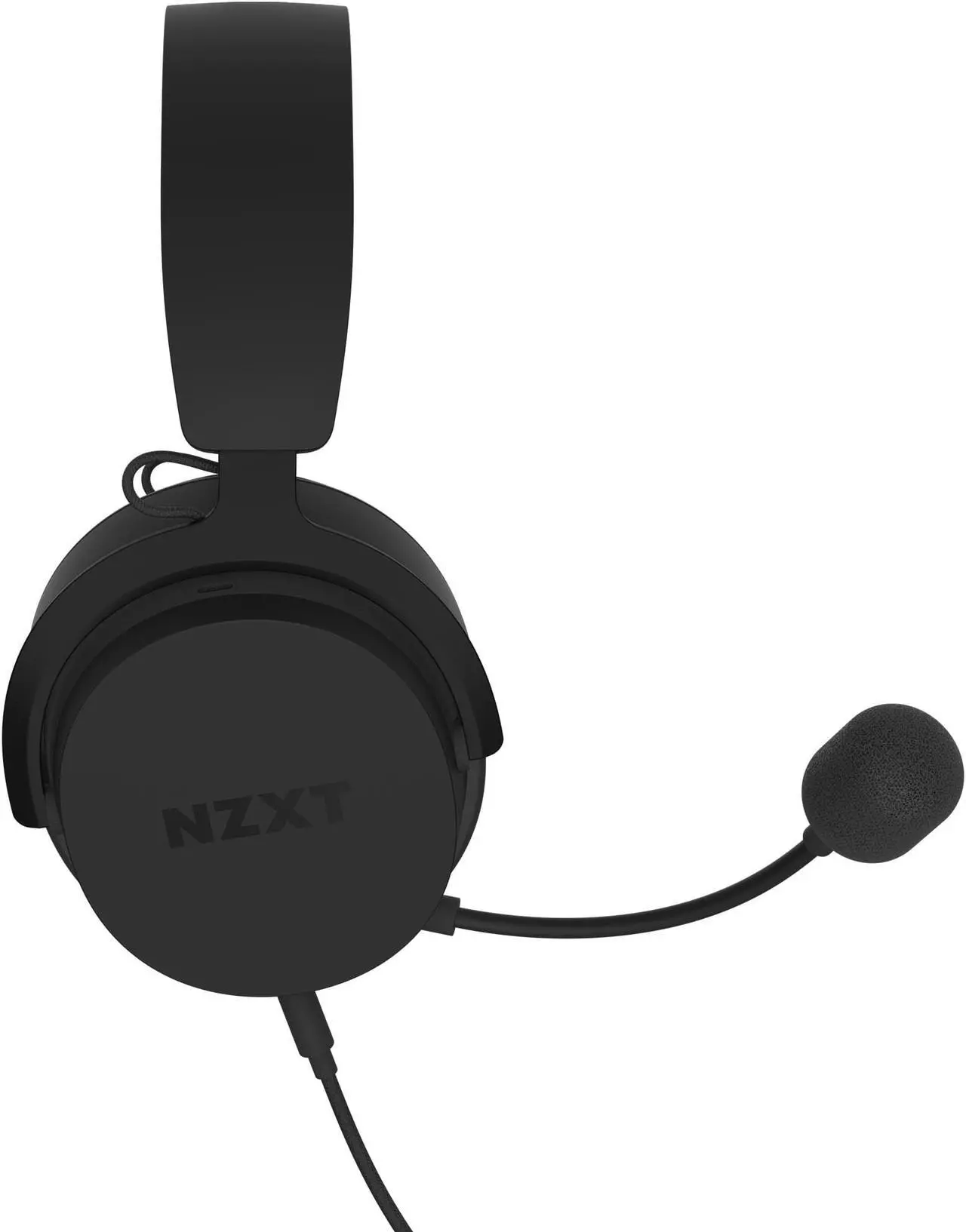 Alt view image 4 of 7 - NZXT Relay Wired PC Gaming Headset - Hi-Res Audio Certified - DTS Headphone:X Surround Sound - Lightweight & Comfortable Design - Detachable Microphone - CAM Software - Black