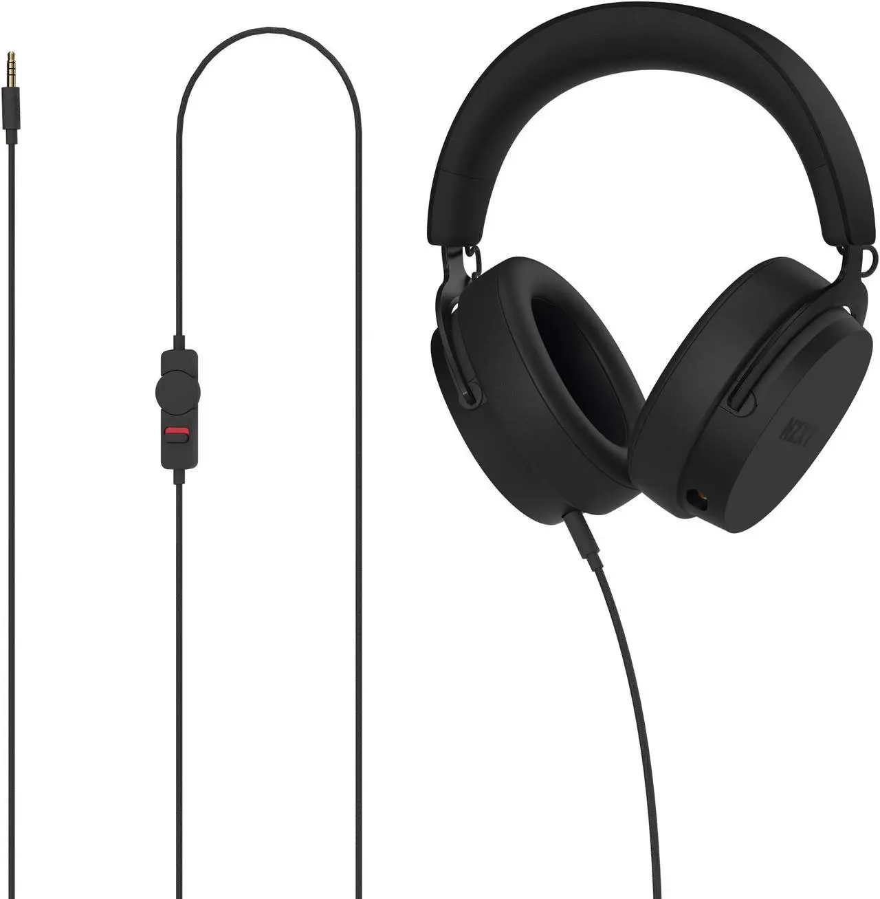 Alt view image 6 of 7 - NZXT Relay Wired PC Gaming Headset - Hi-Res Audio Certified - DTS Headphone:X Surround Sound - Lightweight & Comfortable Design - Detachable Microphone - CAM Software - Black