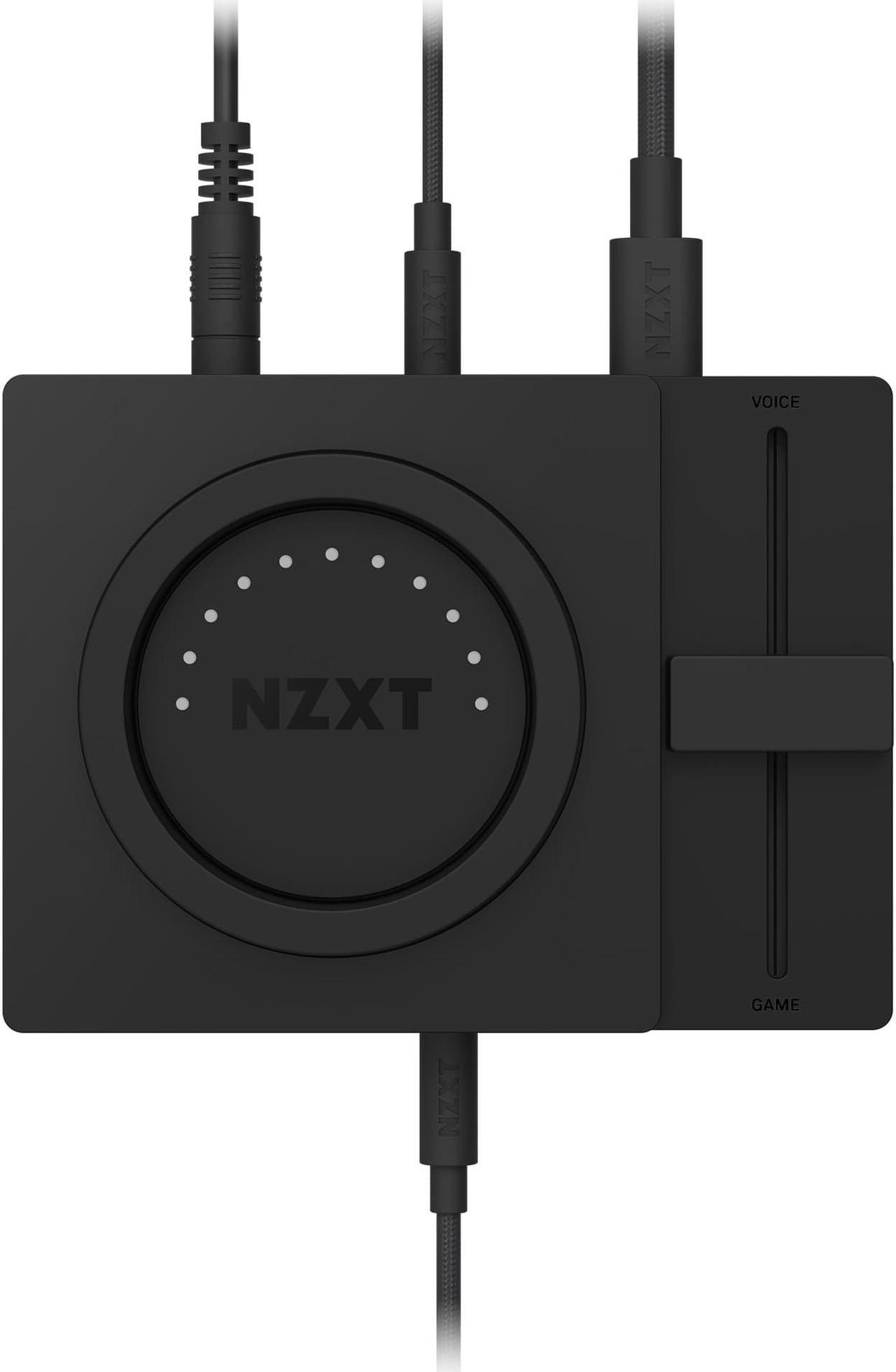 Alt view image 2 of 7 - NZXT SwitchMix PC Gaming Headset Stand & Audio Mixer - Seamless Switching Between Headset & Speaker Audio - Studio-Grade Mixer - 24-bit / 96 kHz DAC - DTS 7.1 Surround Sound - Black