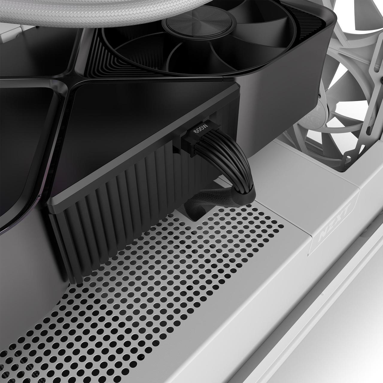 Alt view image 5 of 5 - NZXT 12VHPWR Adapter Cable - 12+4-Pin (16-Pin) 12HVPWR to Dual 8-Pin PCIe - Compatible NVIDIA 40 Series Graphics Cards with Existing NZXT ATX 2.X PSUs (PA-xG1BB) - Rated for 600 Watts - Black