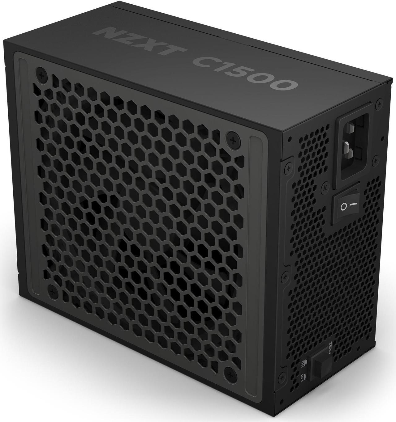 Alt view image 3 of 6 - NZXT C1500 Platinum ATX 3.1 | Fully Modular Low-Noise PC Gaming Power Supply | 1500 Watts | 80 PLUS Platinum| Dual 12V-2x6 Connectors | Zero Fan Mode | 100% Japanese Capacitors | Black