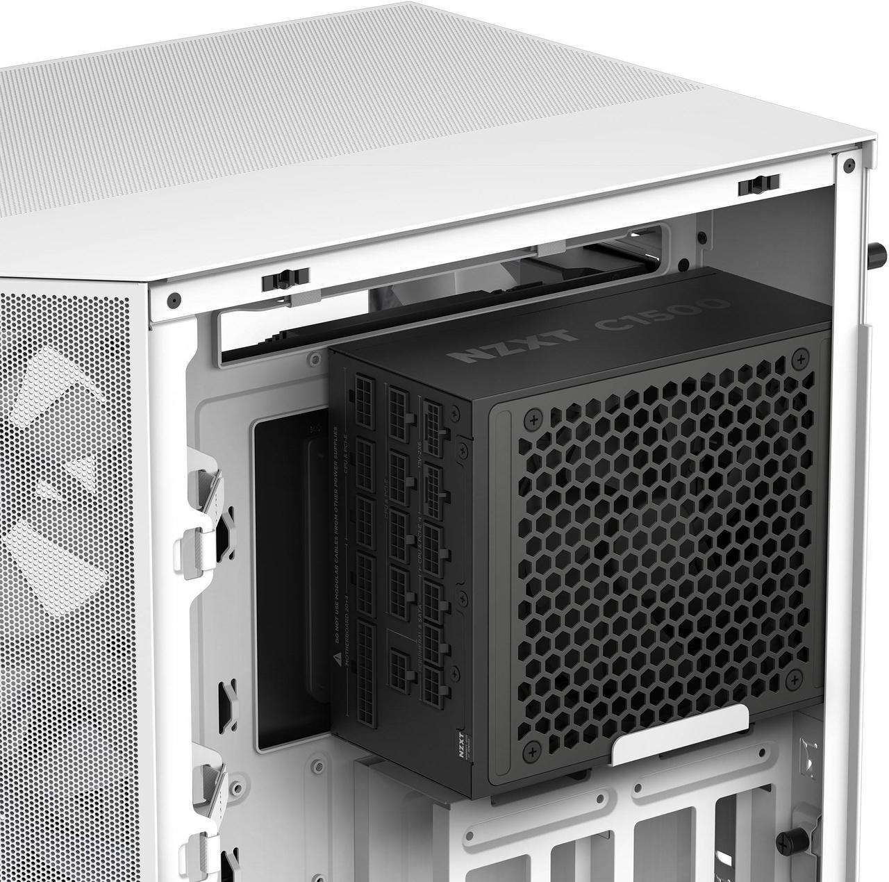 Alt view image 6 of 6 - NZXT C1500 Platinum ATX 3.1 | Fully Modular Low-Noise PC Gaming Power Supply | 1500 Watts | 80 PLUS Platinum| Dual 12V-2x6 Connectors | Zero Fan Mode | 100% Japanese Capacitors | Black
