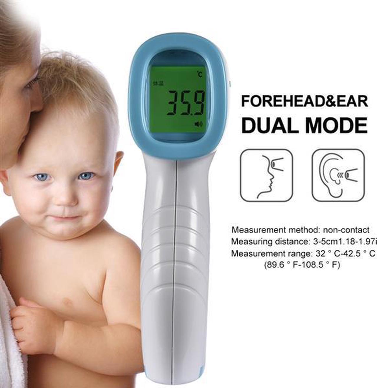 Alt view image 5 of 5 - Forehead Thermometer Digital Termometro For Non-Contact Fever Body & Object NEW