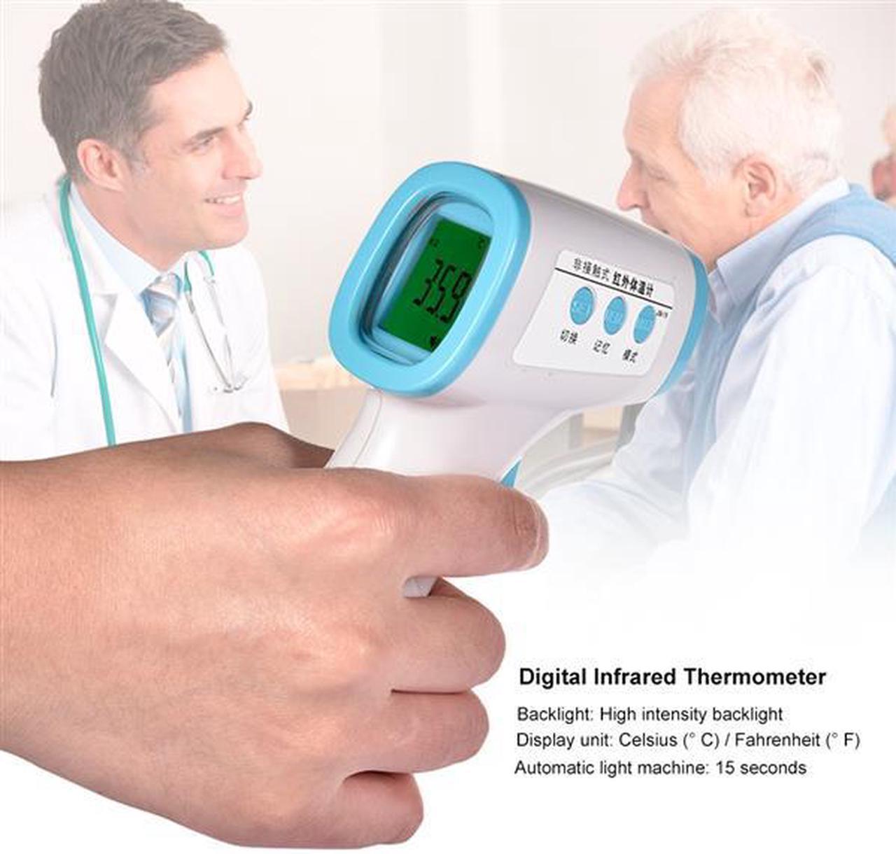 Main image of Forehead Thermometer Digital Termometro For Non-Contact Fever Body & Object NEW