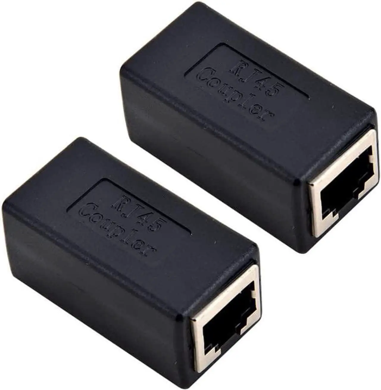 Main image of RJ45 Coupler Ethernet Connectors Interface Cat 7 Cat6 Cat5 Cat5e RJ45 8P8C Network Keystone Jack in-Line Coupler Ideal for Extending The Ethernet Cables Female to Female (2PACK)