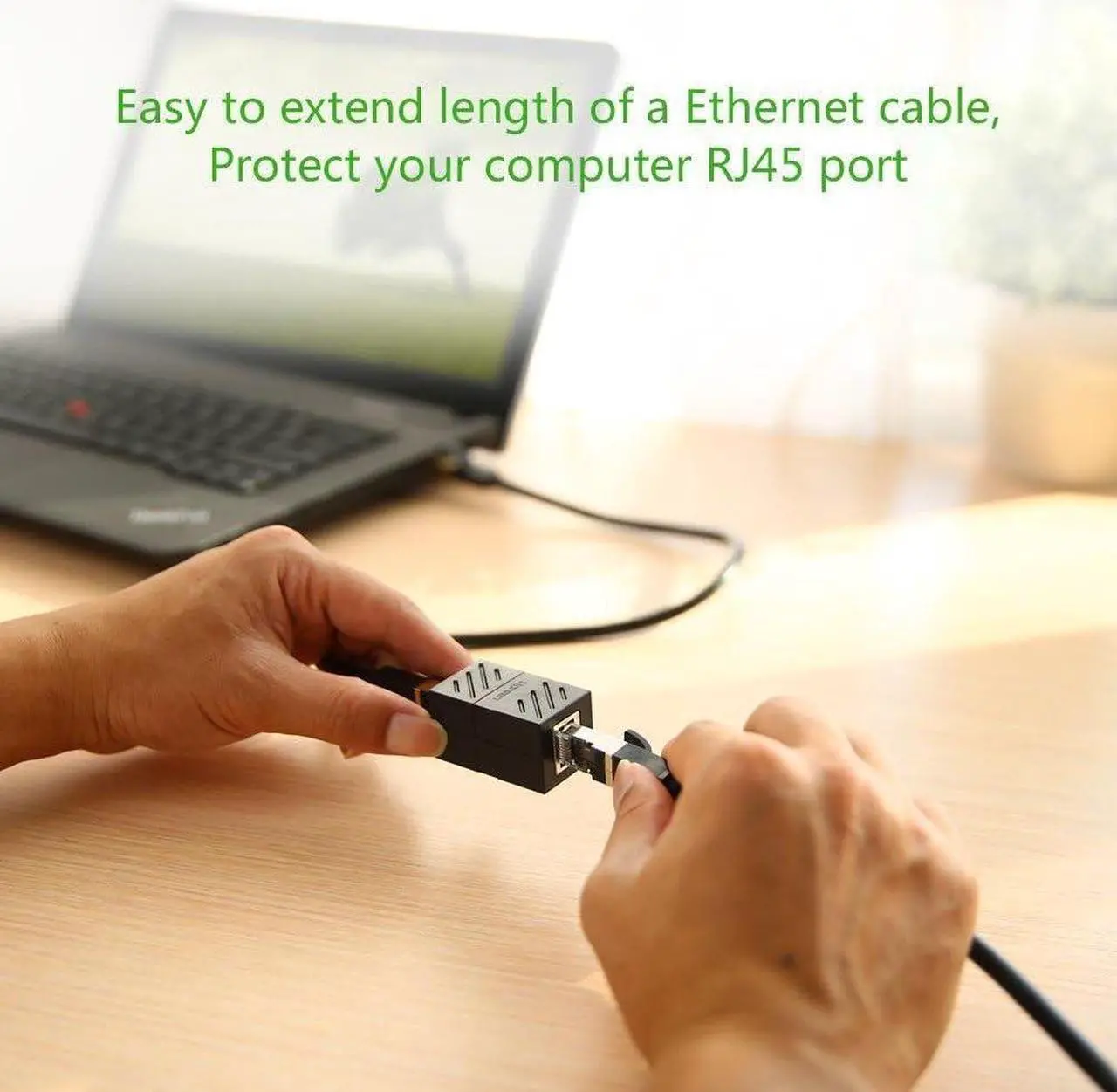 Alt view image 5 of 5 - RJ45 Coupler Ethernet Connectors Interface Cat 7 Cat6 Cat5 Cat5e RJ45 8P8C Network Keystone Jack in-Line Coupler Ideal for Extending The Ethernet Cables Female to Female (2PACK)