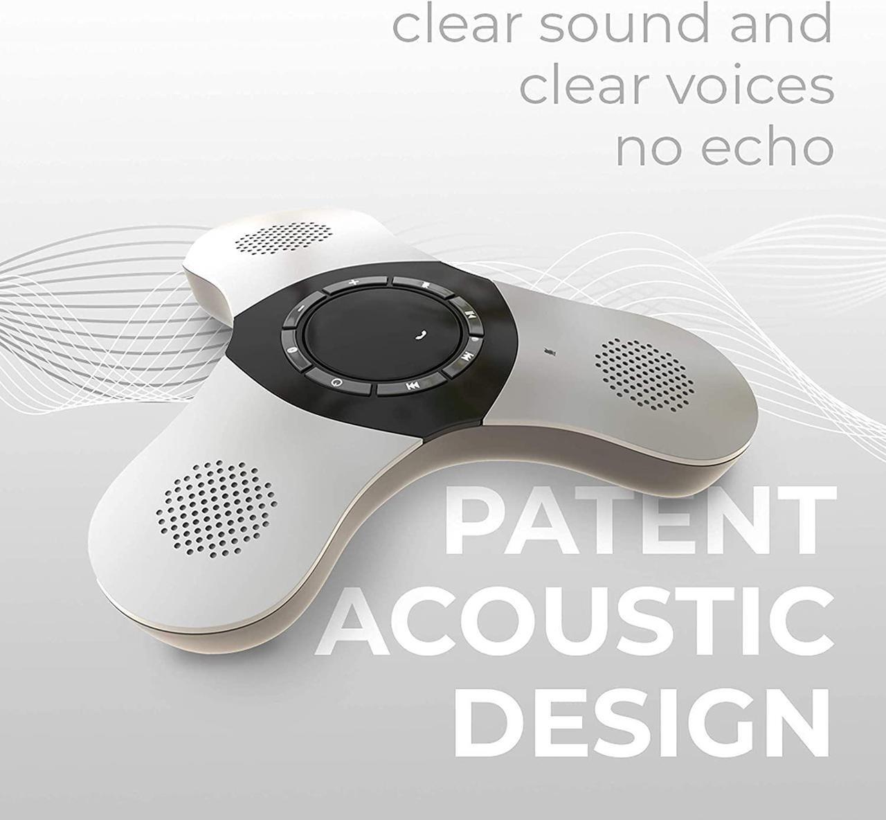 Alt view image 6 of 6 - Bluetooth Conference Speaker with Microphone - 2 Pack Wireless Conference Call USB Speakerphone for Mobile Phone and Computer, High Sensitive Omnidirectional 360° with Noise Canceling