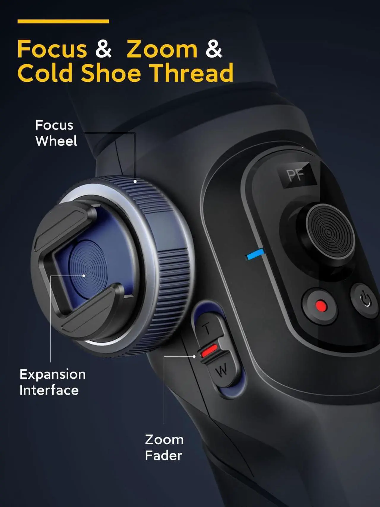 Alt view image 7 of 7 - AOCHUAN Smart S2 Gimbal Stabilizer for Smartphone Professional Industry-Standard 3-Axis Phone Gimbal with Extendable Rod Microphone Fill Light Gimbal for iPhone and Android Vlogging TikTok YouTube